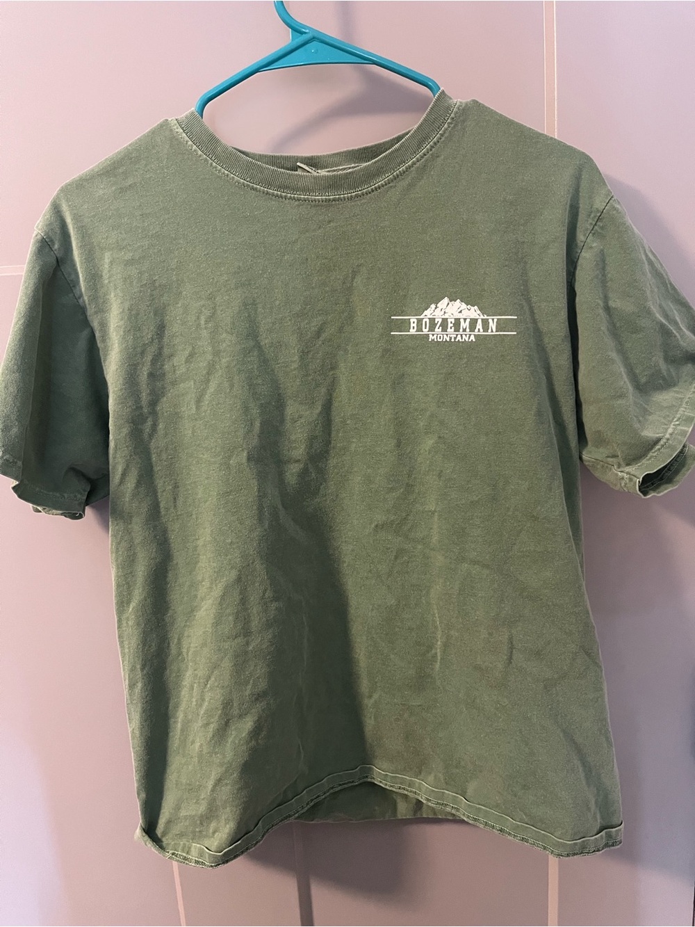 Bozeman Montana Short Sleeve T‑Shirt - Olive Green